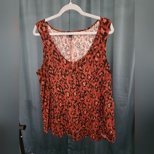 Torrid animal print tank top size 1